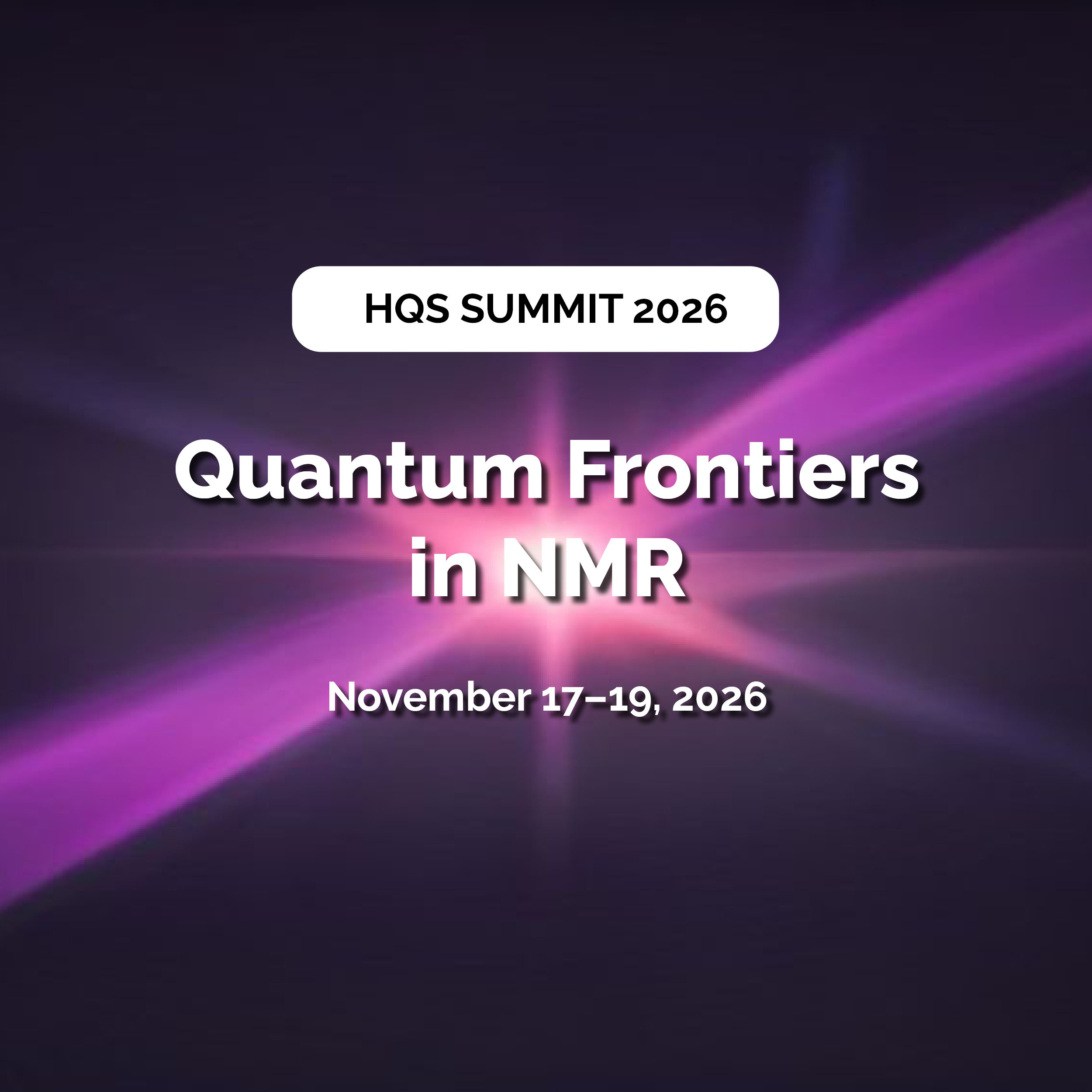 Shaping the Program for Quantum Frontiers in NMR 2026