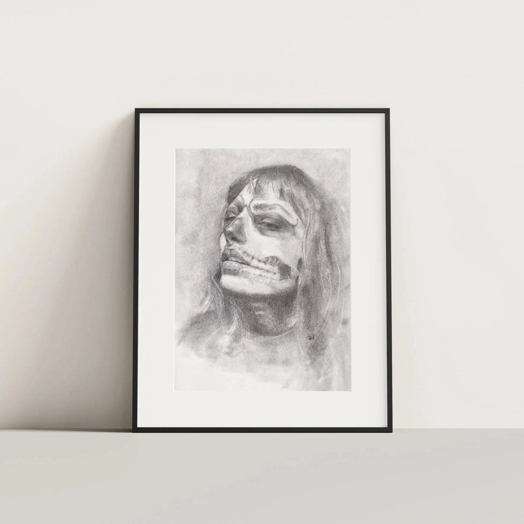 My Mask
 
Graphite on paper
 
21cm x 29.7cm
 
Framed