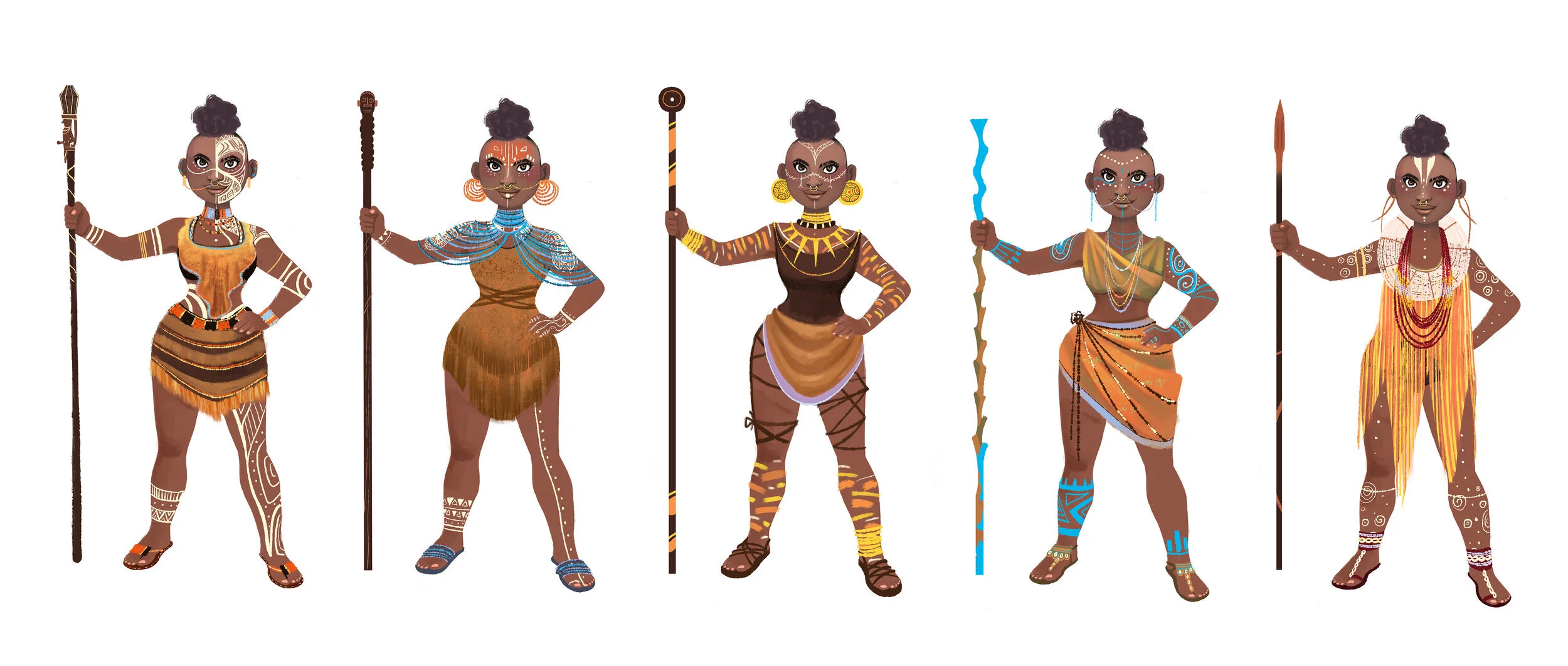 costume design for the main character Jalay