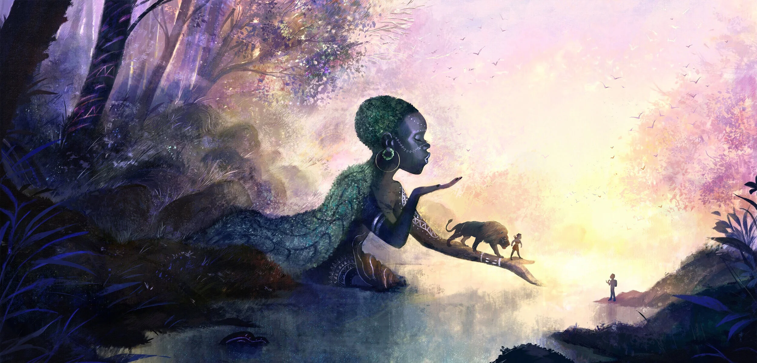 Meet Jalay for the first time (Modified visual based on feedback in preparation for presentation to production companies)