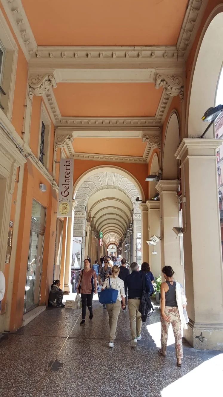 Historic architecture in Bologna