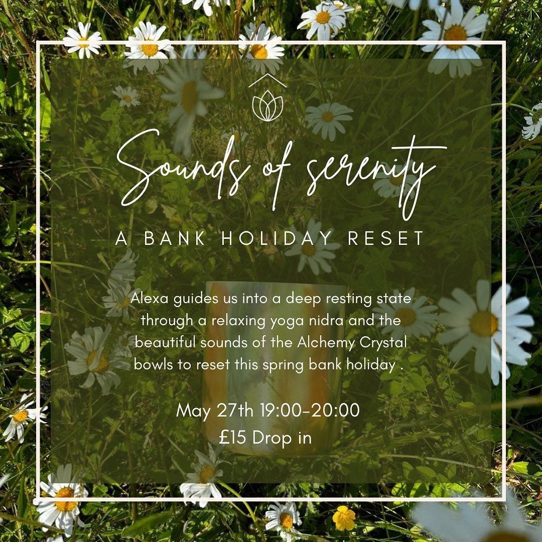 A moment to be still&hellip;to deeply relax&hellip;to reset.  So rarely do we allow our bodies to truly enter a state of &lsquo;rest and digest&rsquo; that we all need to thrive.  This spring bank holiday we have cleared our evening timetable for a b