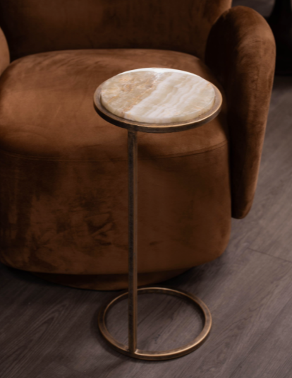 Green Onyx Accent Table
