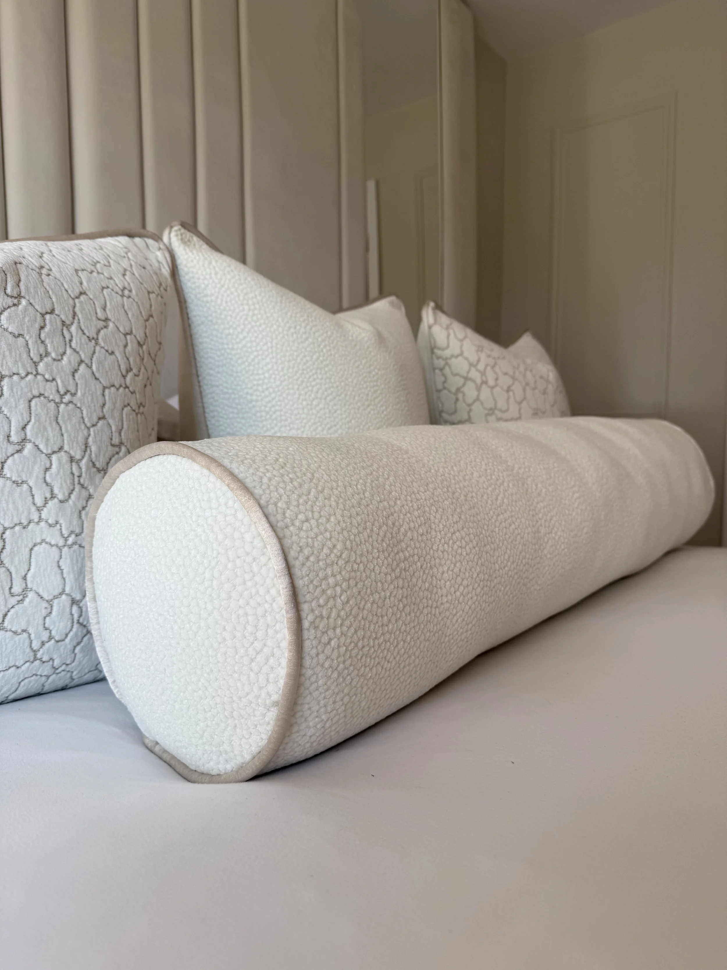 Rodin Chalk Bolster Cushion