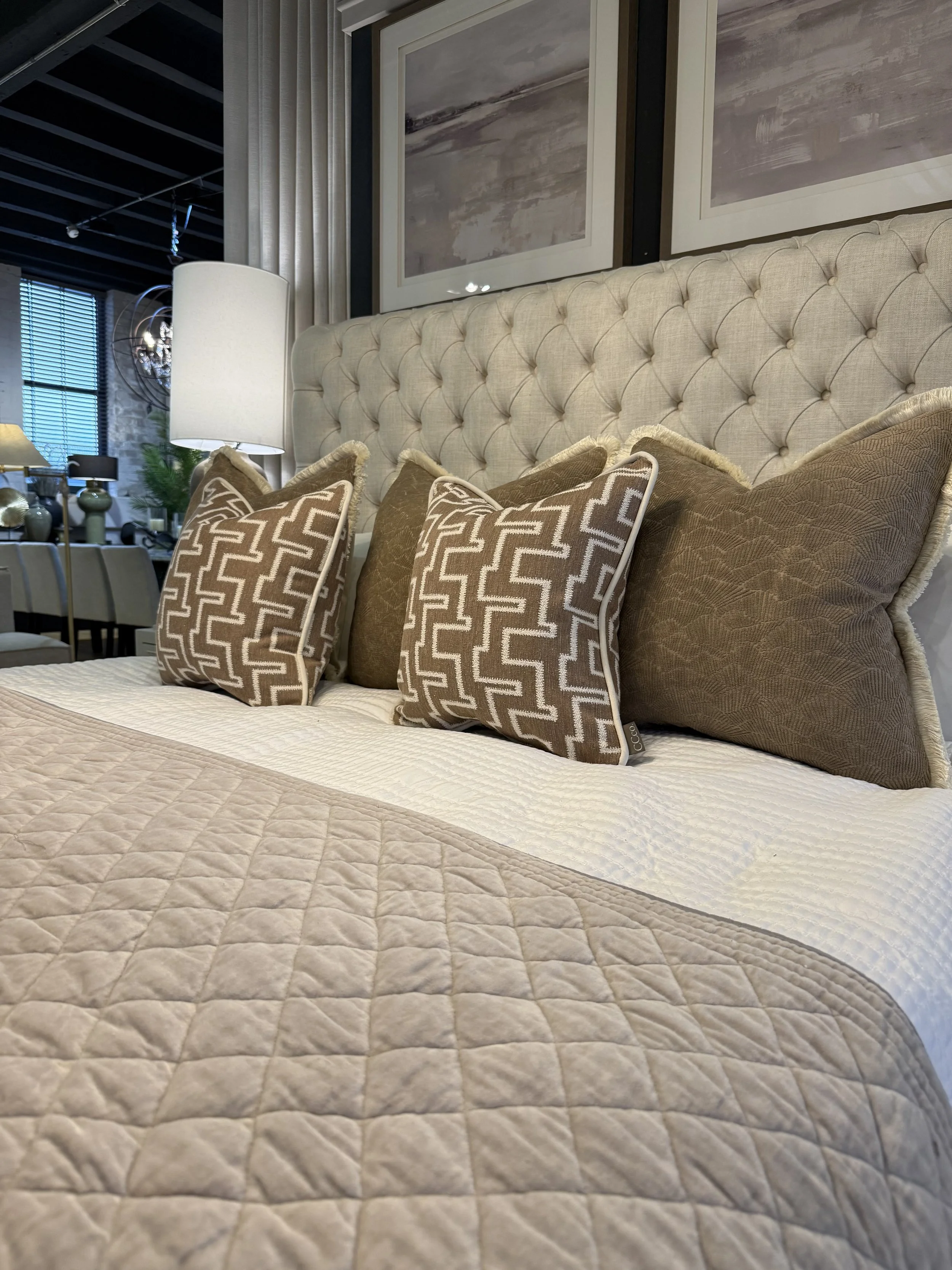 The Butterscotch Bed Cushion Set