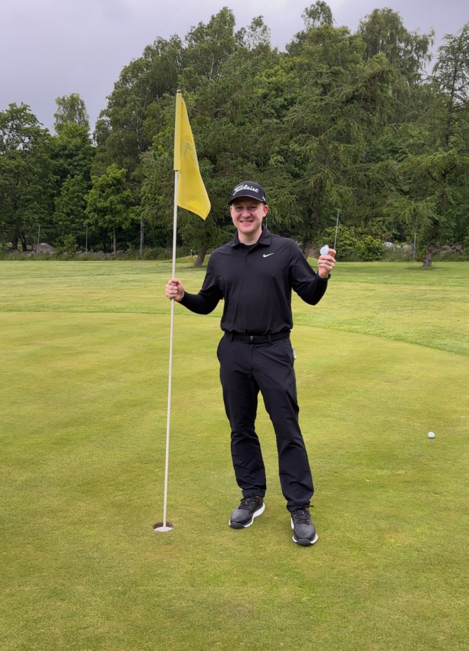 Hole in One på hull 5! Gratulerer, Markus!