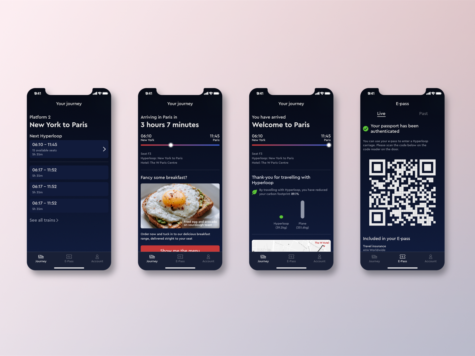 Concept application for Hyperloop