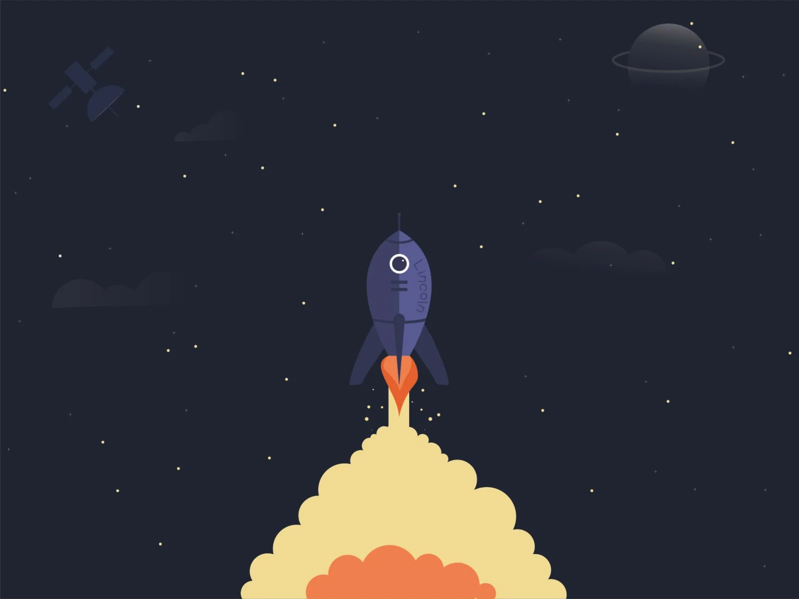 Lincoln - An illustration created for a 1st Birthday