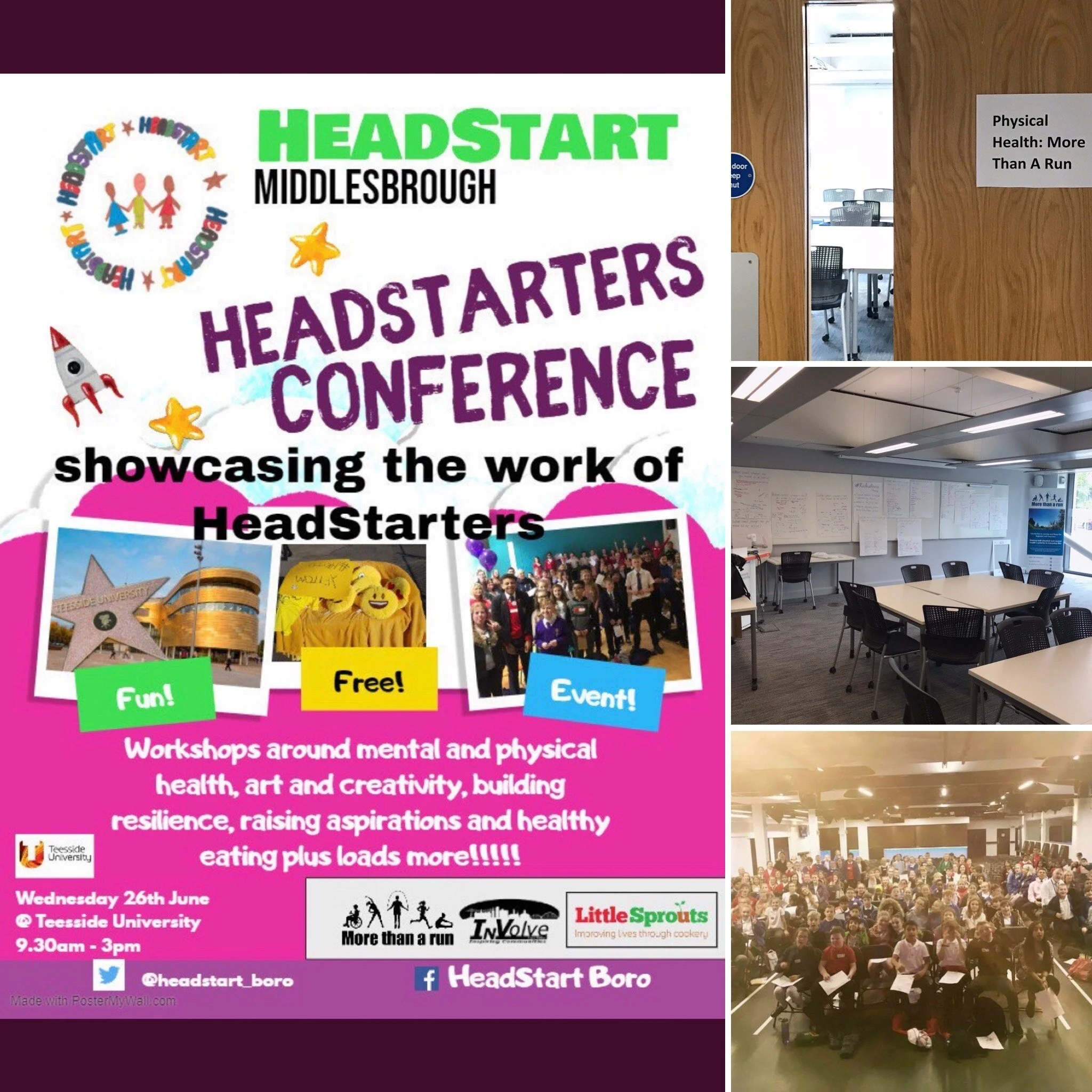 Promotional image for Headstarters conference in Mddlesbrough