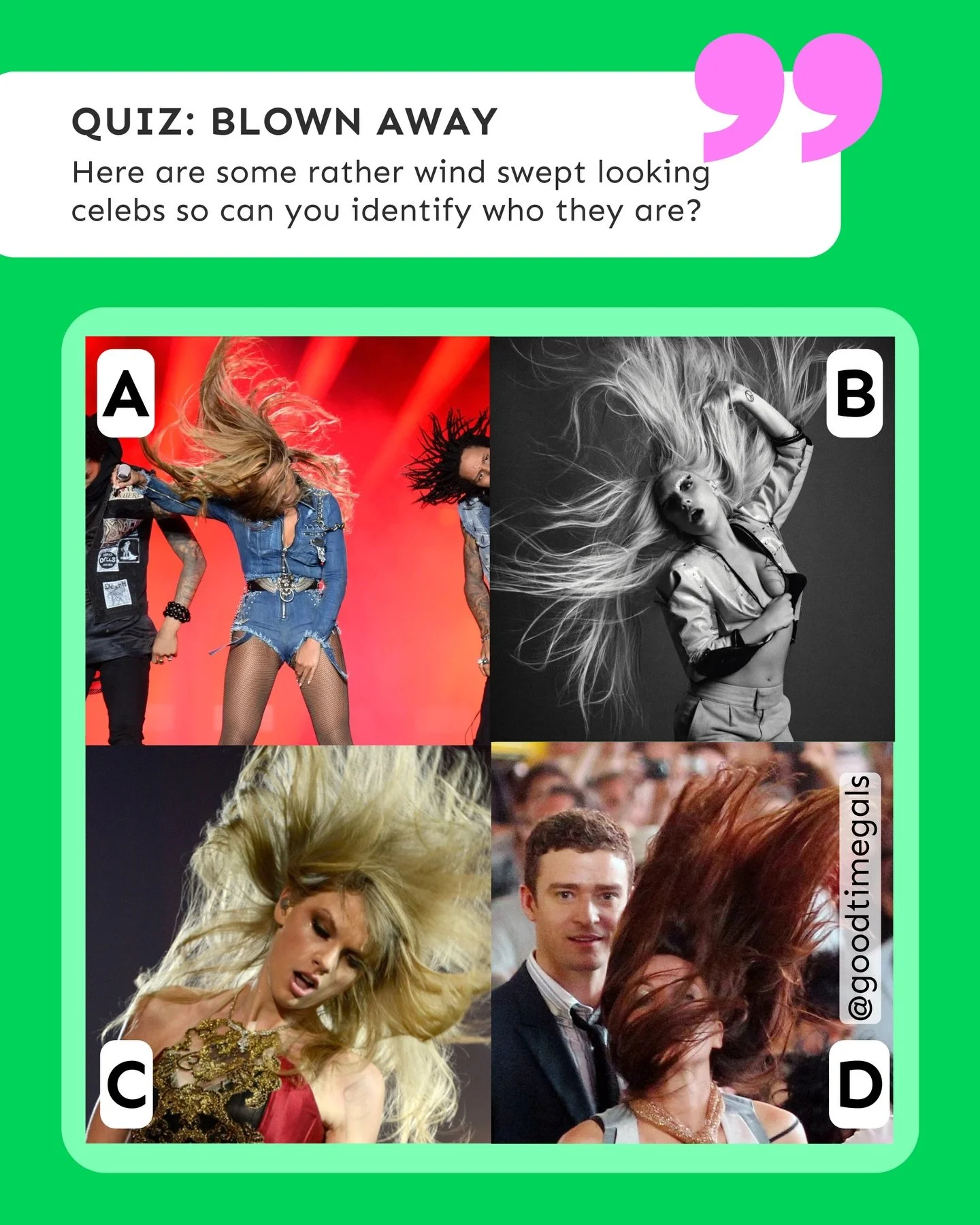 Is it hairography or is it just the weather? 💨

Here&rsquo;s where you can play this week - 

MONDAY
@signalman.brighton Brighton | 8pm 

TUESDAY 
@theowln7 Archway | 8pm 

WEDNESDAY 
@thejoineronworship Shoreditch | 6:30pm

THURSDAY 
@theoldnunshea