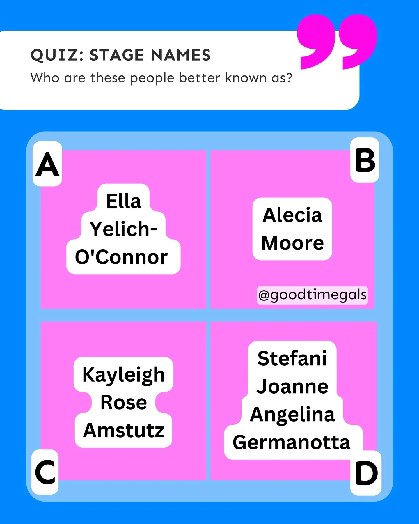 No stage names in this house babes, we&rsquo;re keeping it real 😉 

Head to our pinned post for where to play IRL! 

#pubquiz