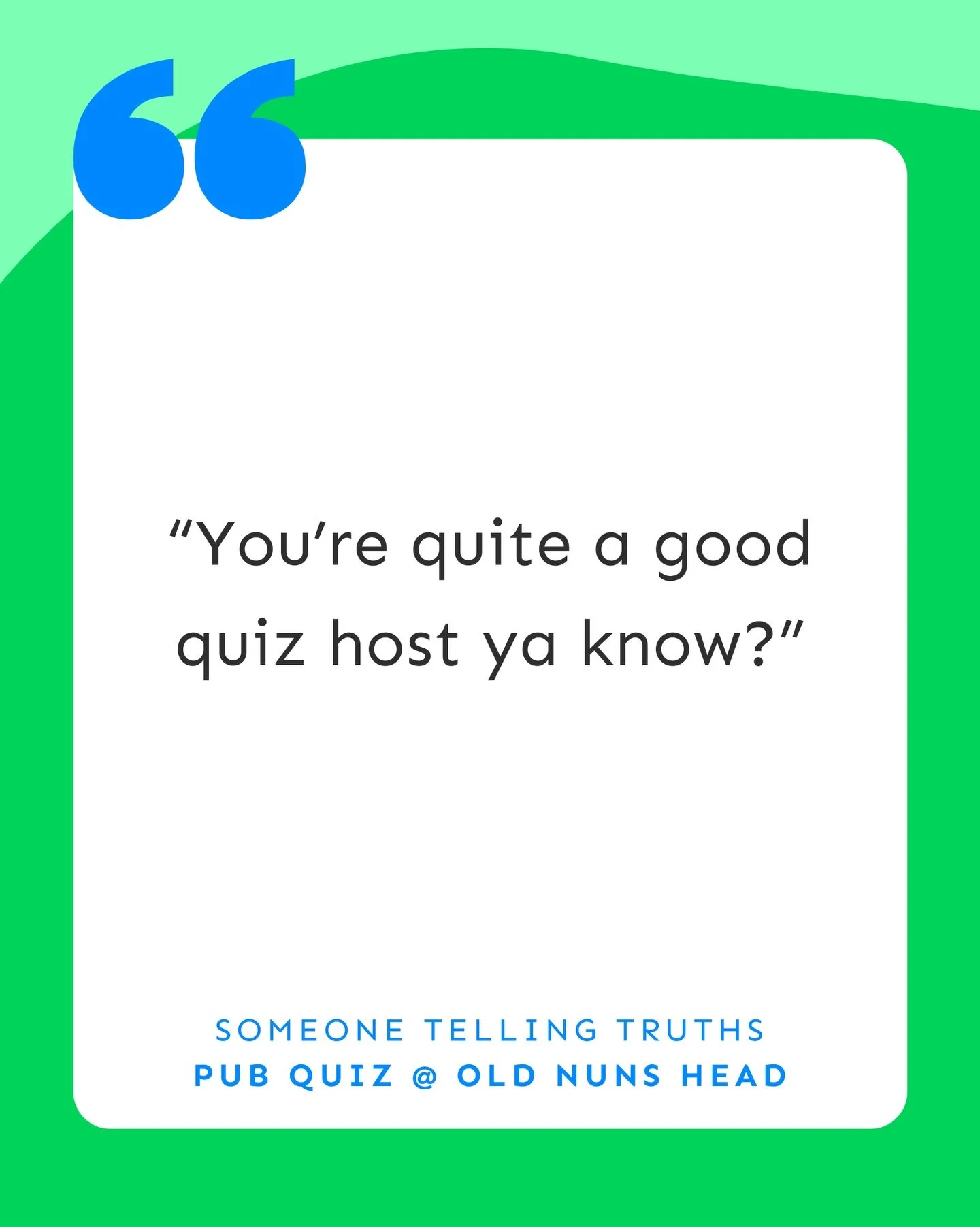 Thanks babes we know 😘&nbsp;

Head to our pinned post for where to play this week! 

#pubquiz