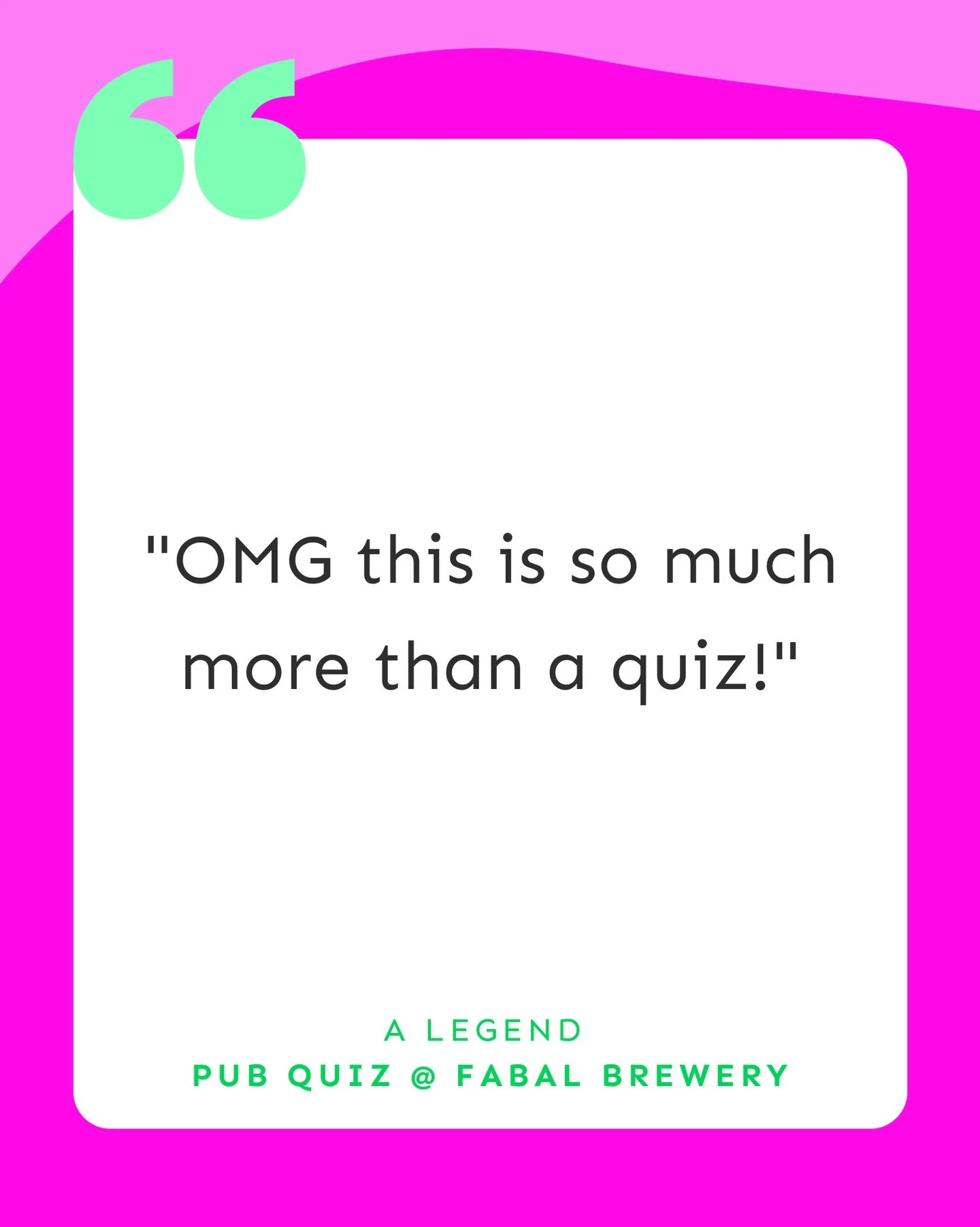 Pub quiz, karaoke party, girls night out, first date- the opportunities are endless babes. 

Book your table now! @fabalbeers 

#pubquiz