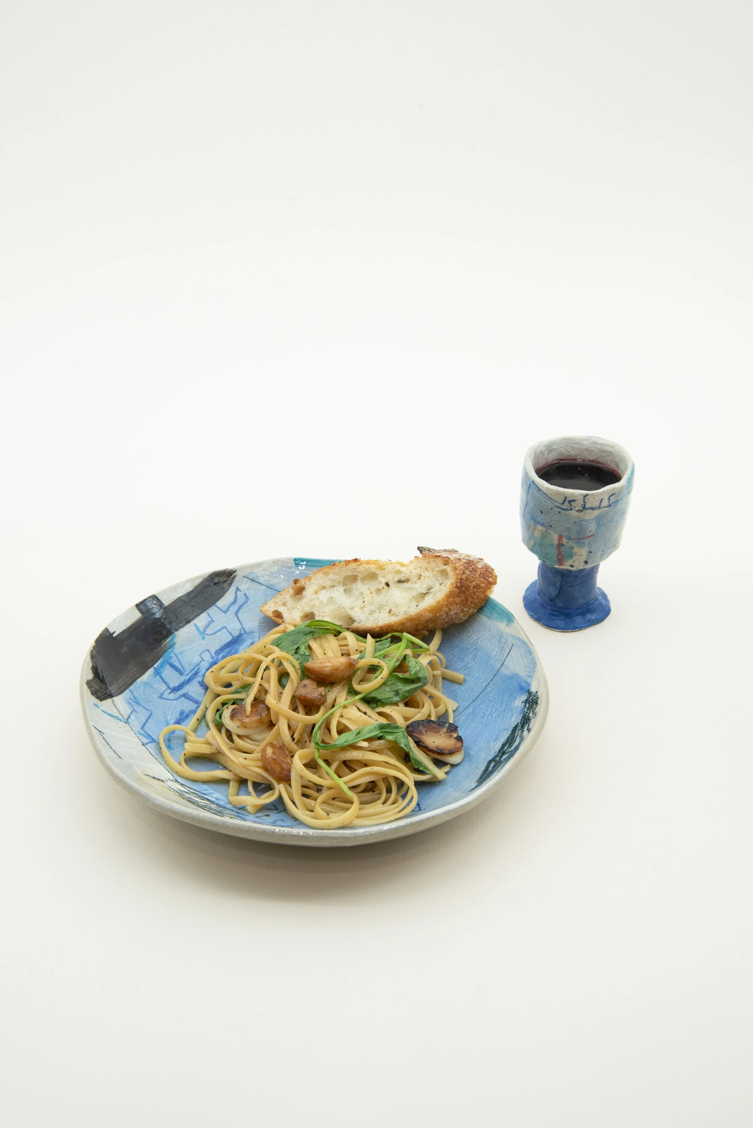 Pasta Bowl and Wine Cup