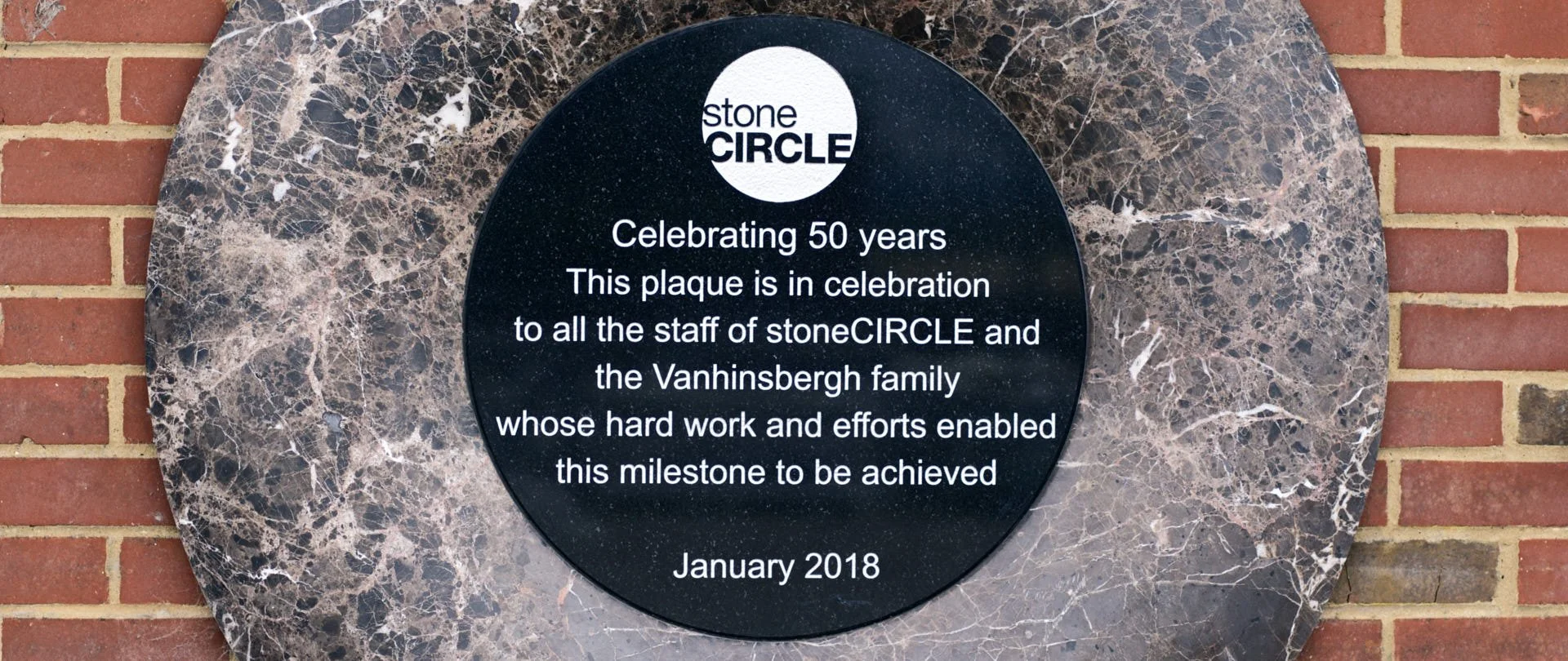 stoneCIRCLE commemorative plaque