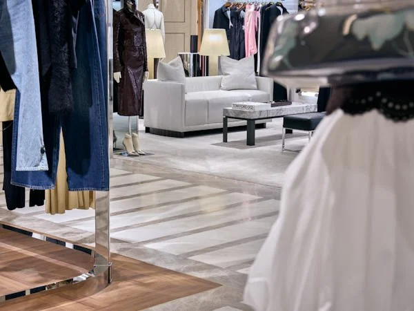 Quiet geometry in stone at Harrods’ Women’s International Designer Collection