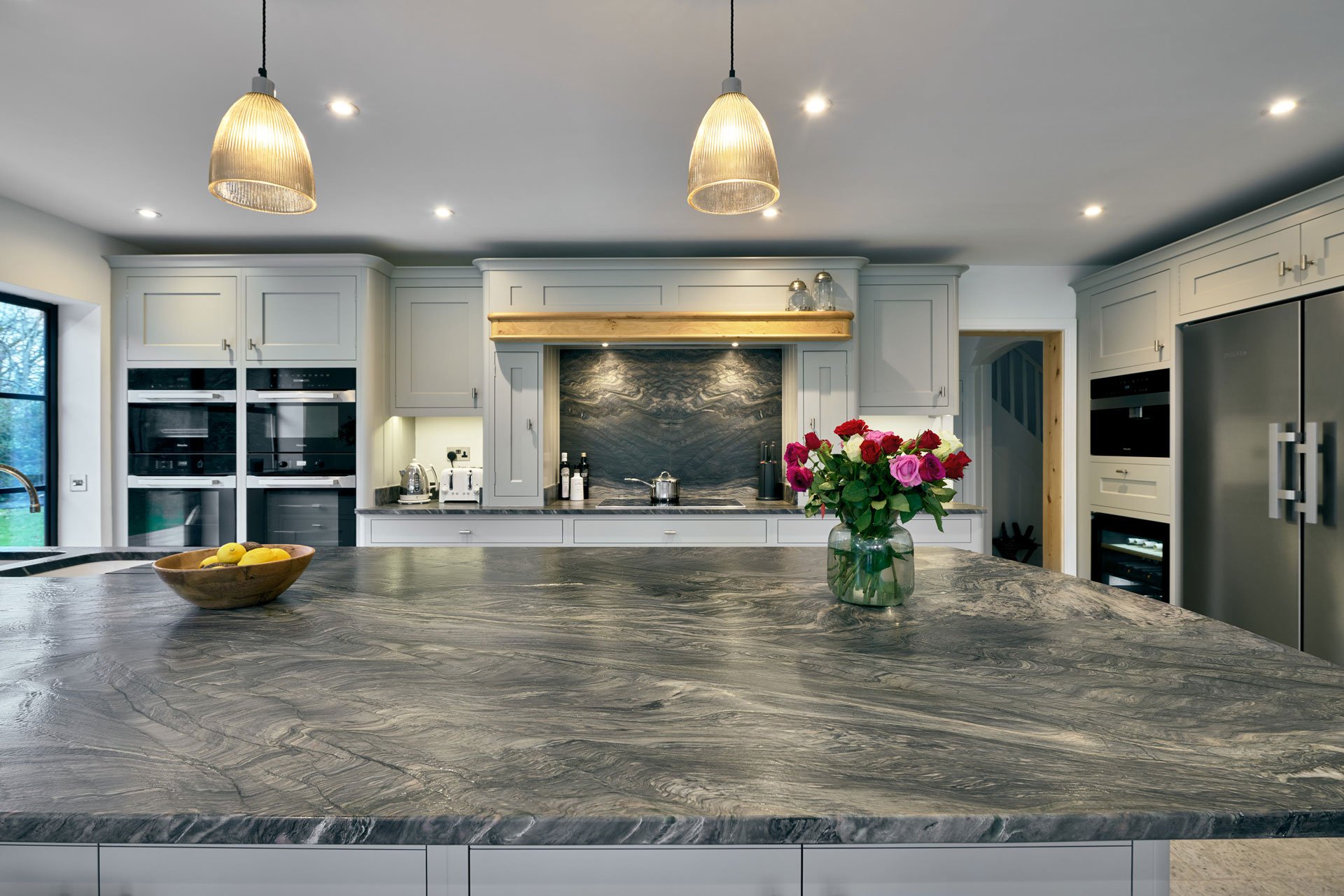 Fusion Blue granite kitchen by stoneCIRCLE - photo Marco Joe Fazio Creatives