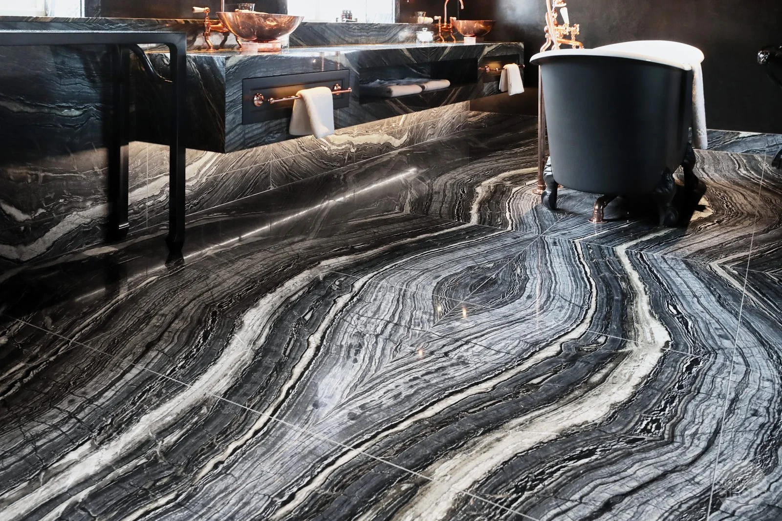 Black Wave marble