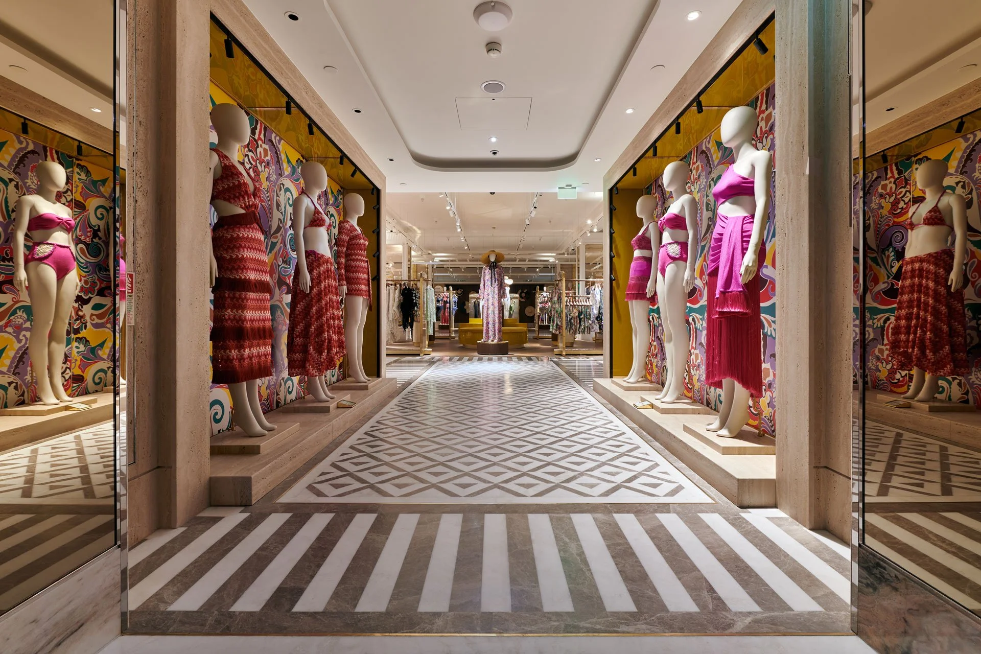Harrods’ Holiday and Occasions rooms floor by stoneCIRCLE - photo Marco Joe Fazio Creatives