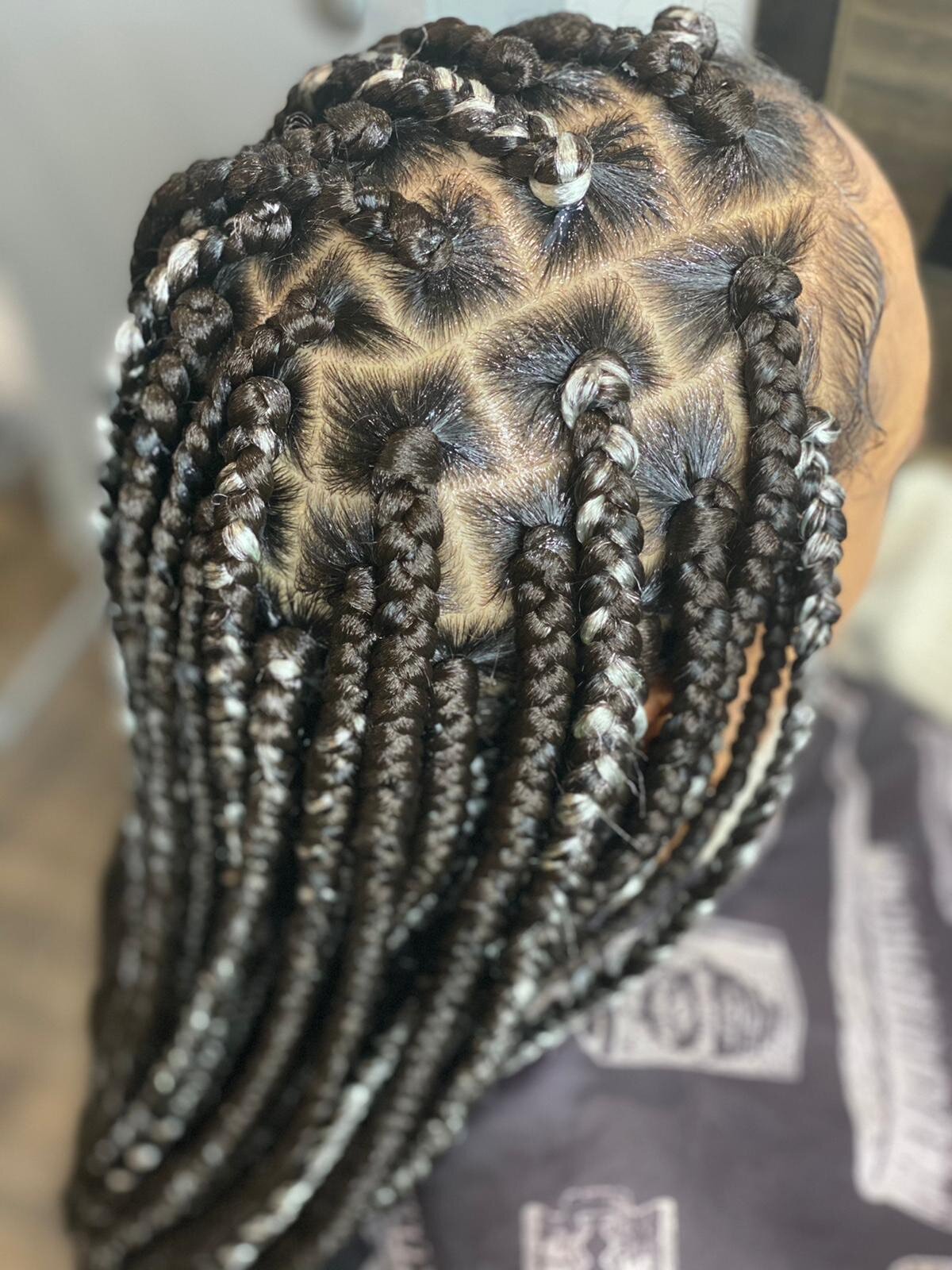 Box Braids with Extensions  Fusion Hair and Beauty Nottingham — Fusion  Salon