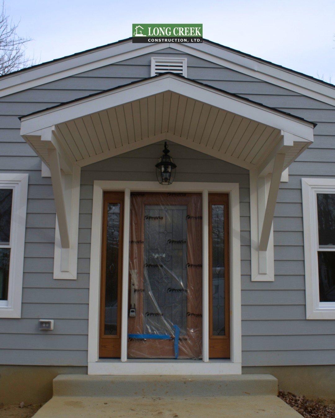 Take a look at this beautiful project we just finished right here in Bowie, MD! Upon walking through the front door (with portico) you'll find beautiful floors, a cozy fireplace, a stunning kitchen with stainless steel appliances and white cabinets, 