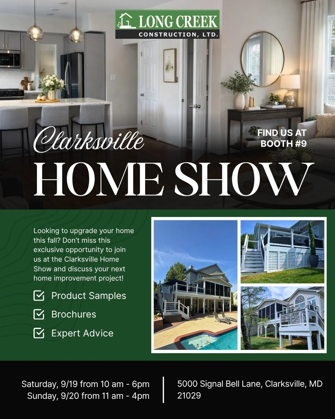 Get your home cozy and ready for the upcoming holiday season! Now is the perfect time to start planning your next home improvement project. 🛠️✨

Learn about current home improvement trends, materials, and more at the Howard County Home Expo next wee