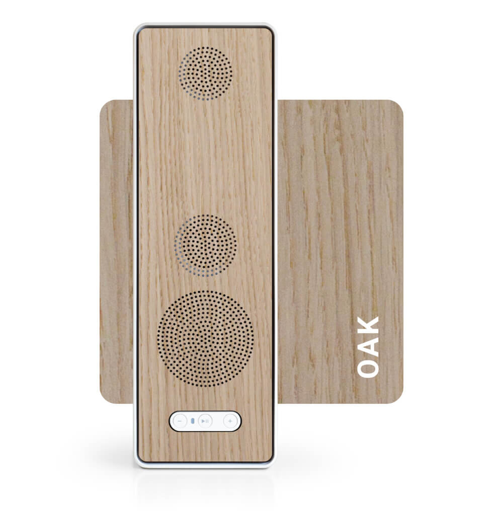 Oak wood front for IKEA Symfonisk — Unisk