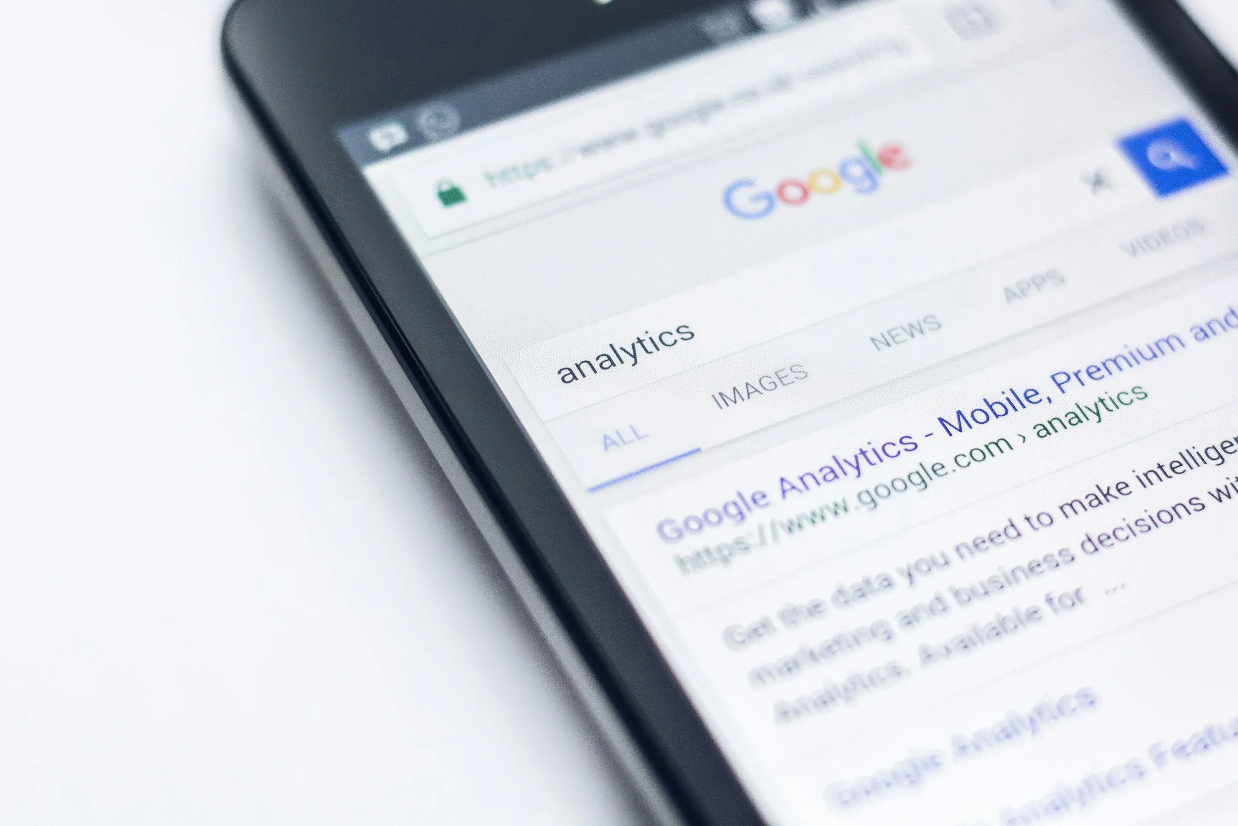 SEO søketreff på google analytics