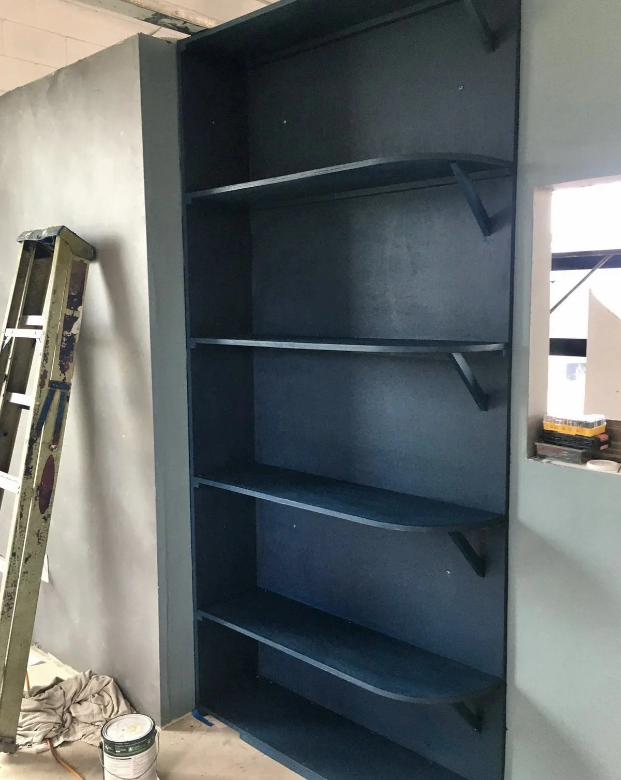 Custom shelves for Thyme To Go in Dripping Springs