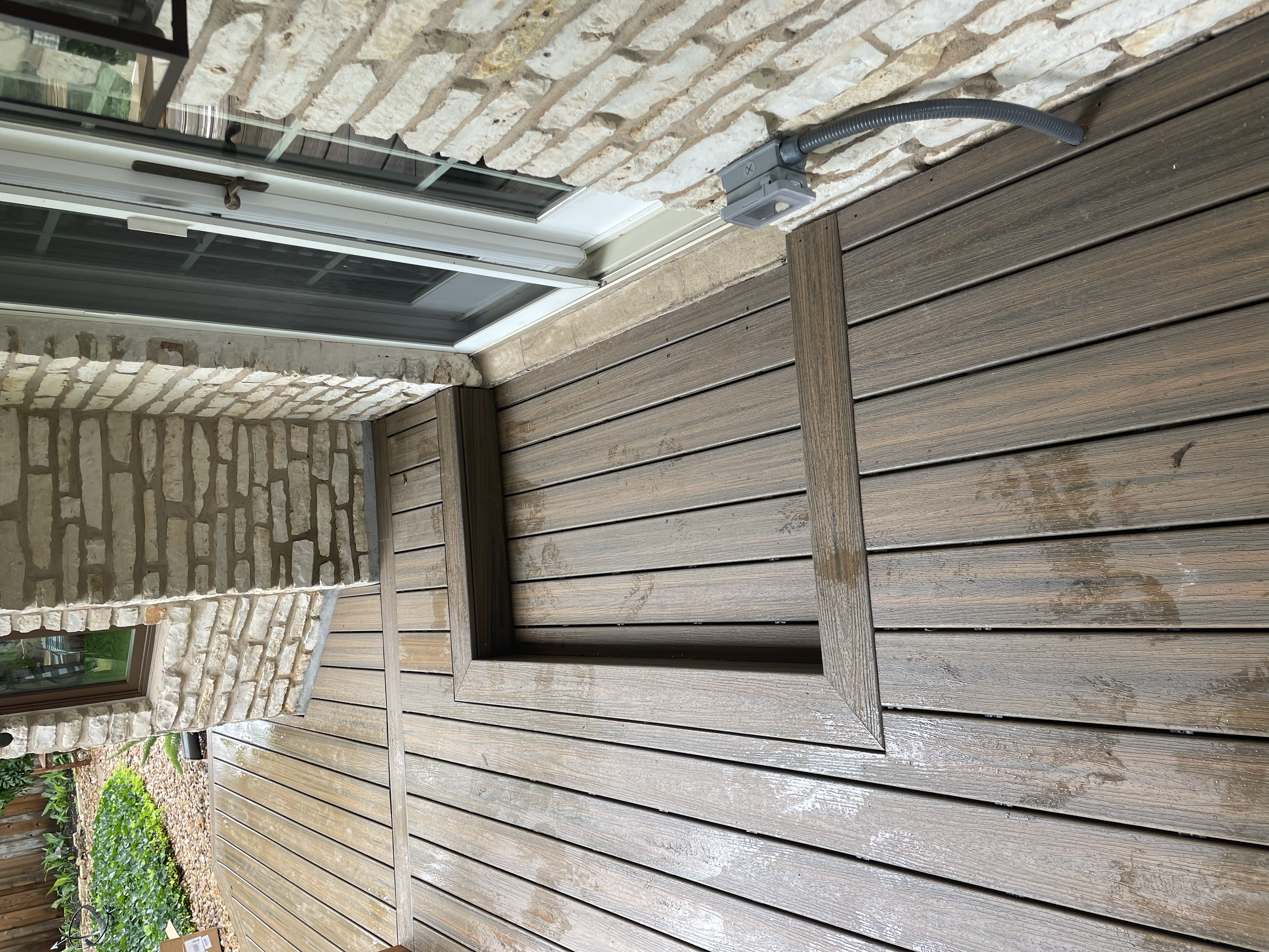 Composite deck with Step up- dripping Springs, TX