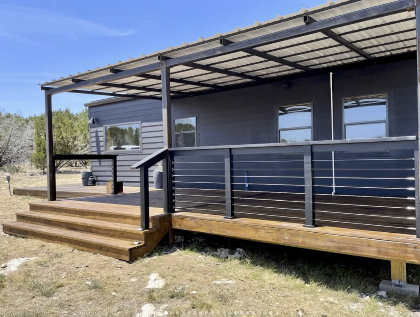 Covered deck, Dripping Springs