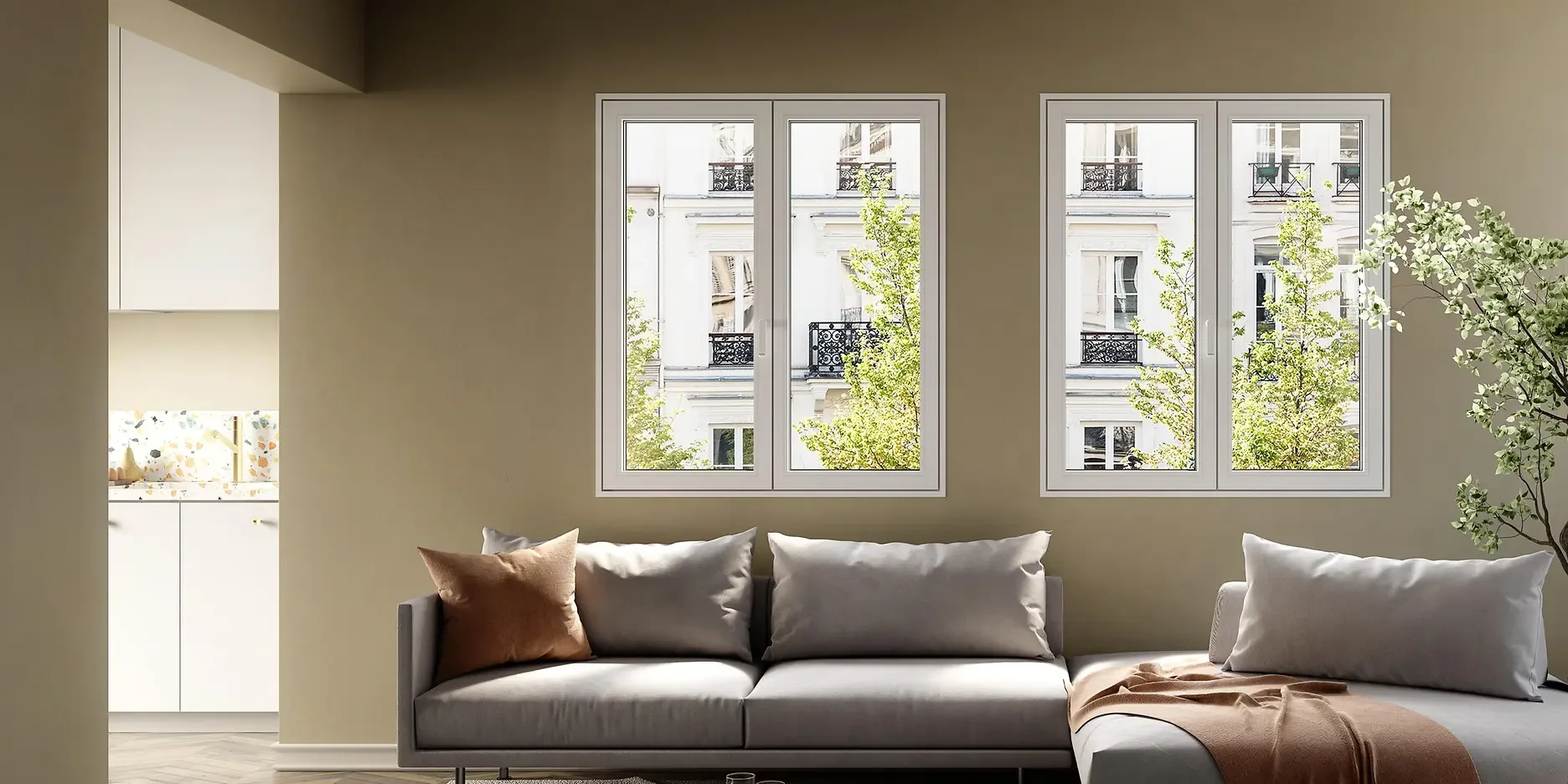Design moderno e massima durabilità con profili Schüco