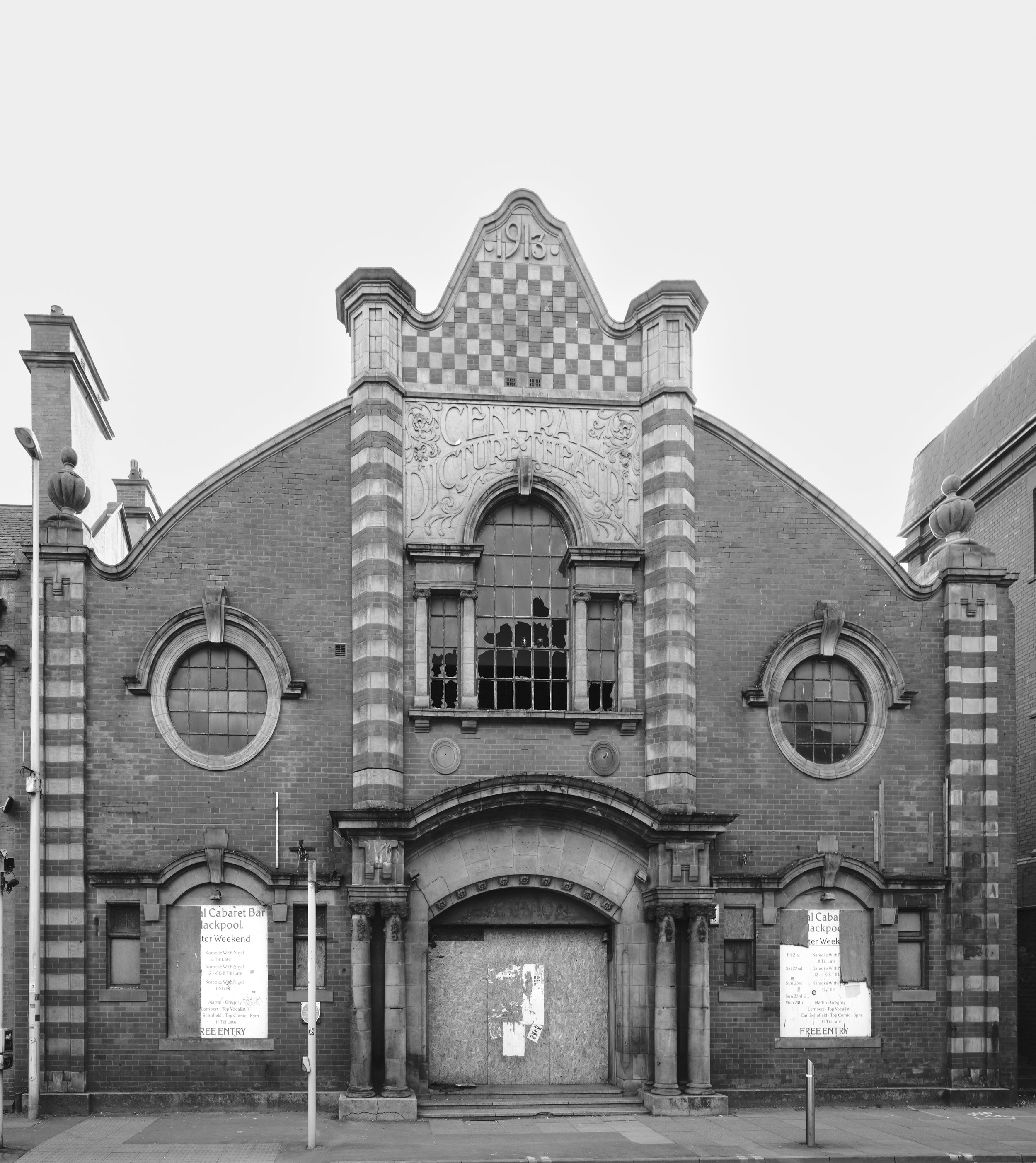The decay of so many beautiful historic buildings like this old cinema is an all too common sight