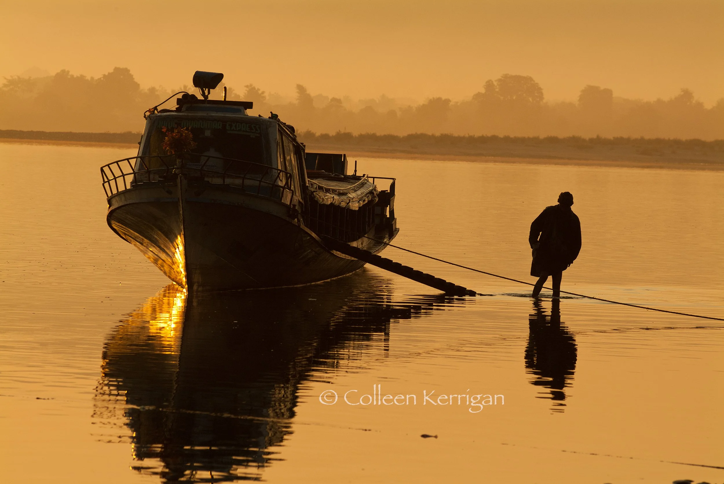 Irrawaddy Silhouette - Myanmar
