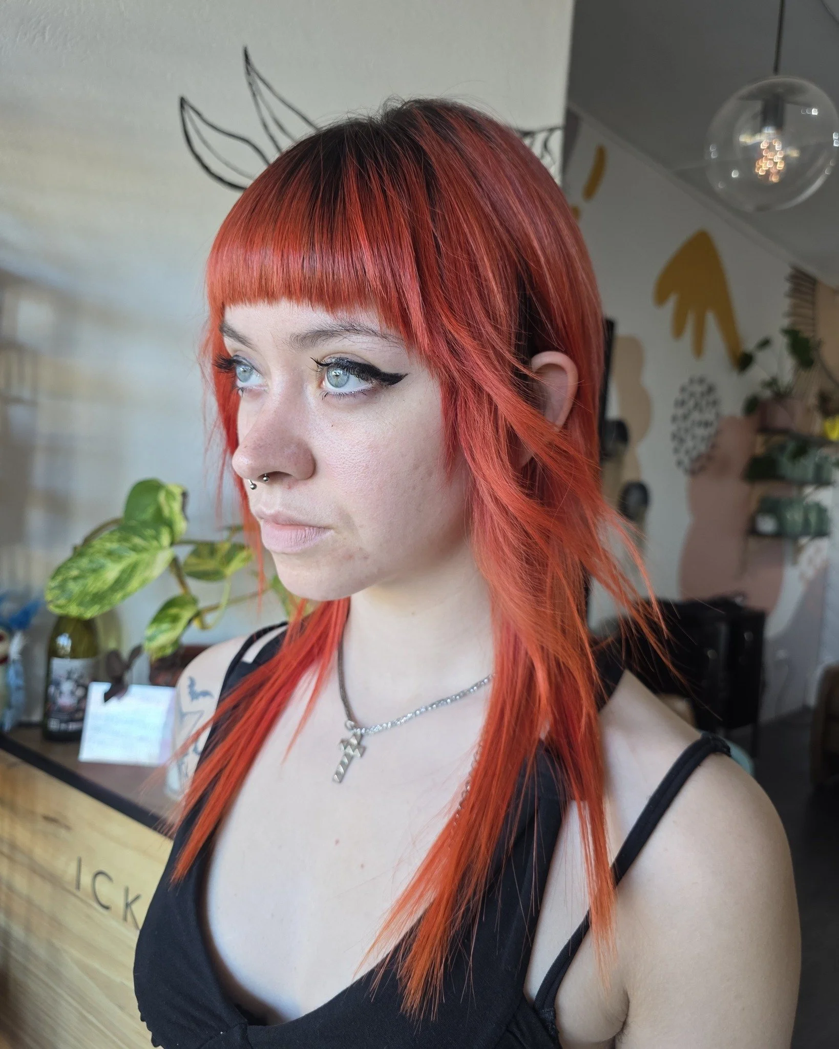 🩸 Blood Orange 🍊 
#adelaidehair #hair #salon #warradale #HairGoals #vivid #bright