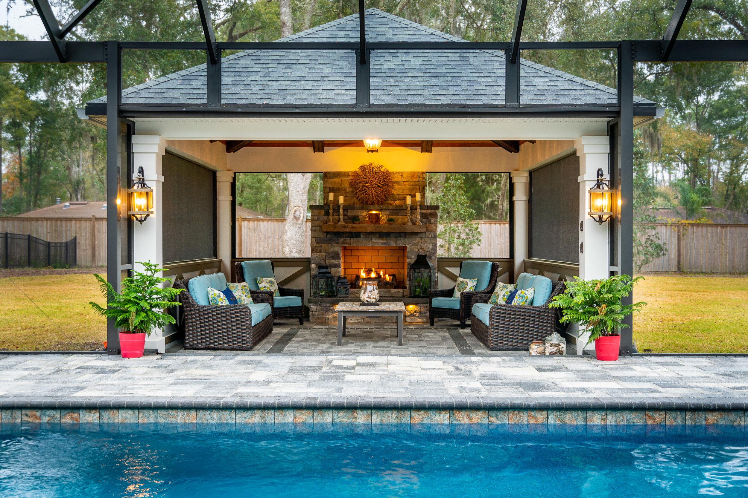 Featured Residential Projects Backyard Pool Cabana Jacksonville Pratt Guys
