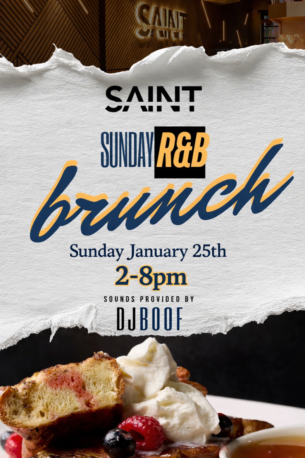 SUNDAY R&amp;B BRUNCH NYC: AT SAINT