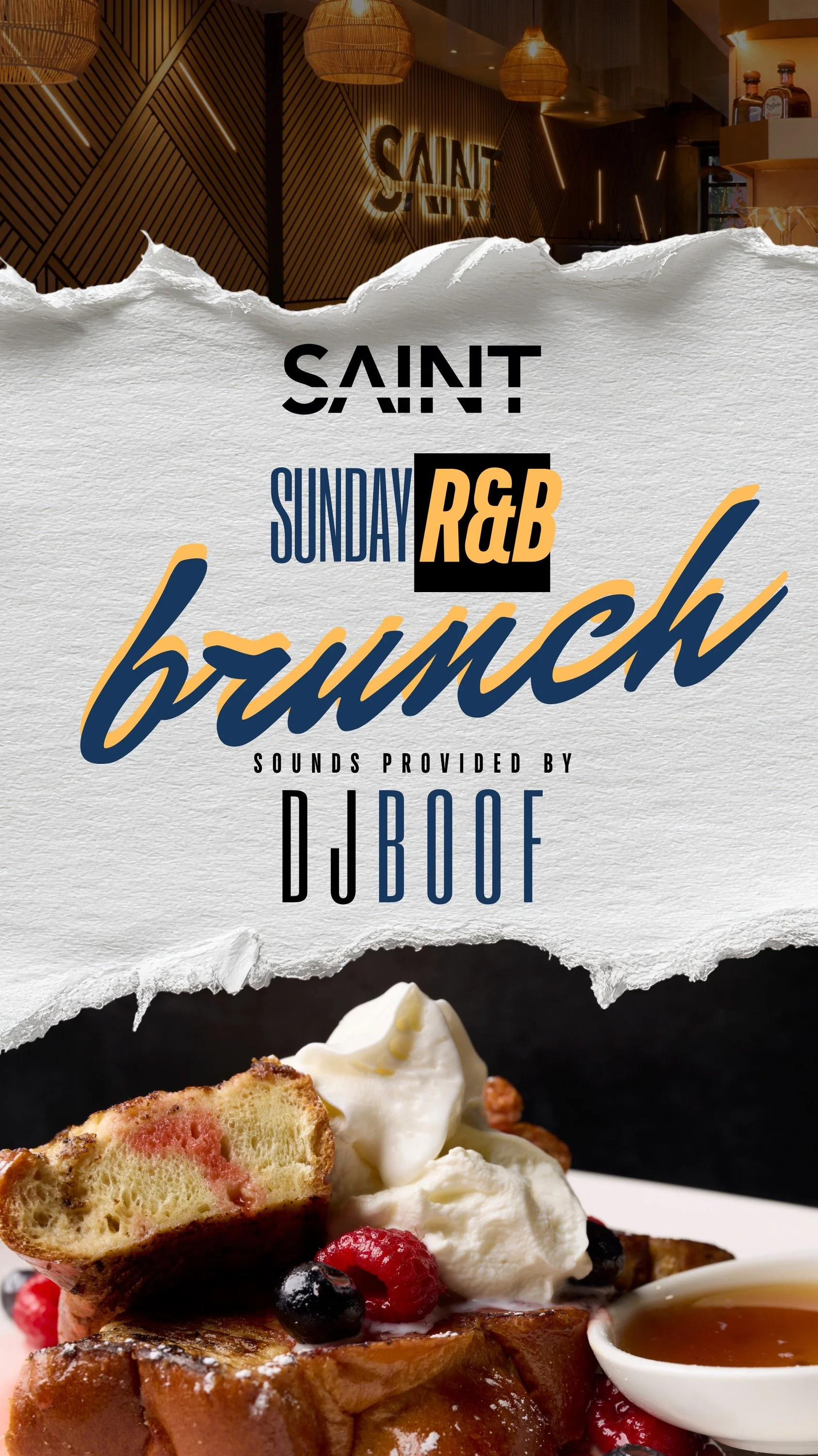 SUNDAY R&amp;B BRUNCH NYC: AT SAINT