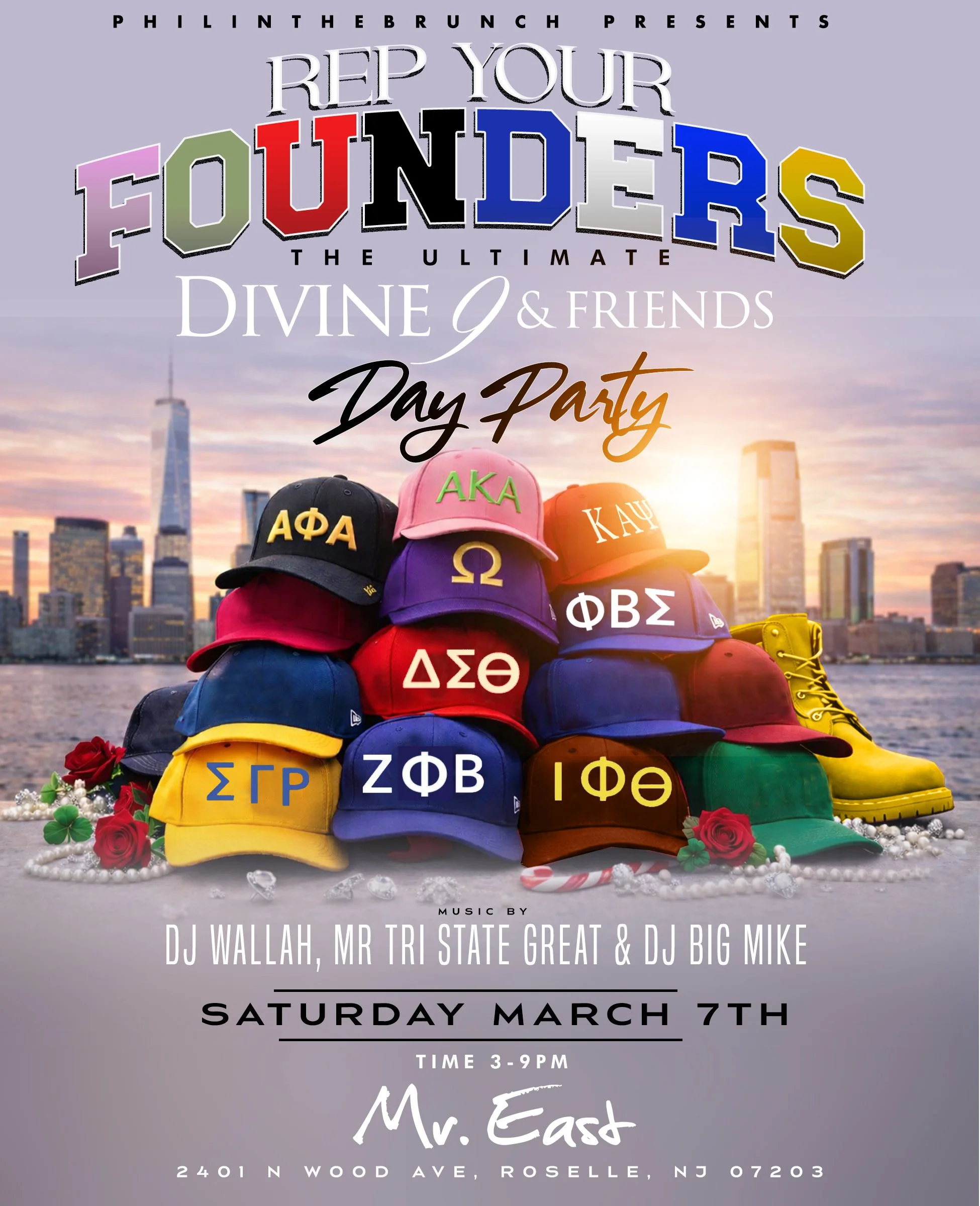 REP YOUR FOUNDERS: DIVINE 9 & FRIENDS DAY PATY 