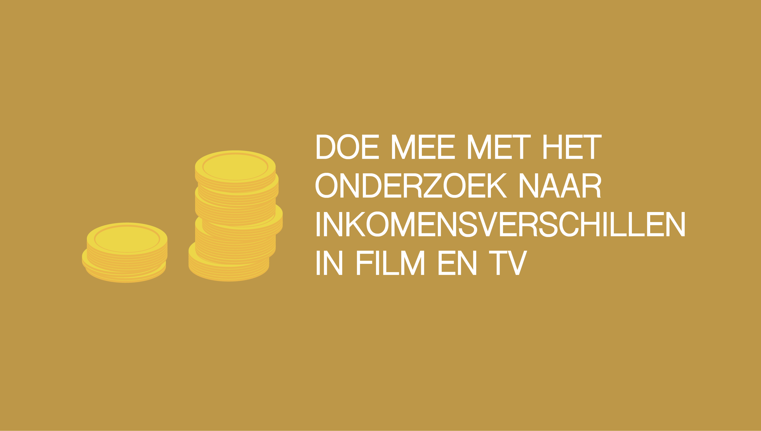 Doe mee met het onderzoek naar inkomensverschillen in film en tv
