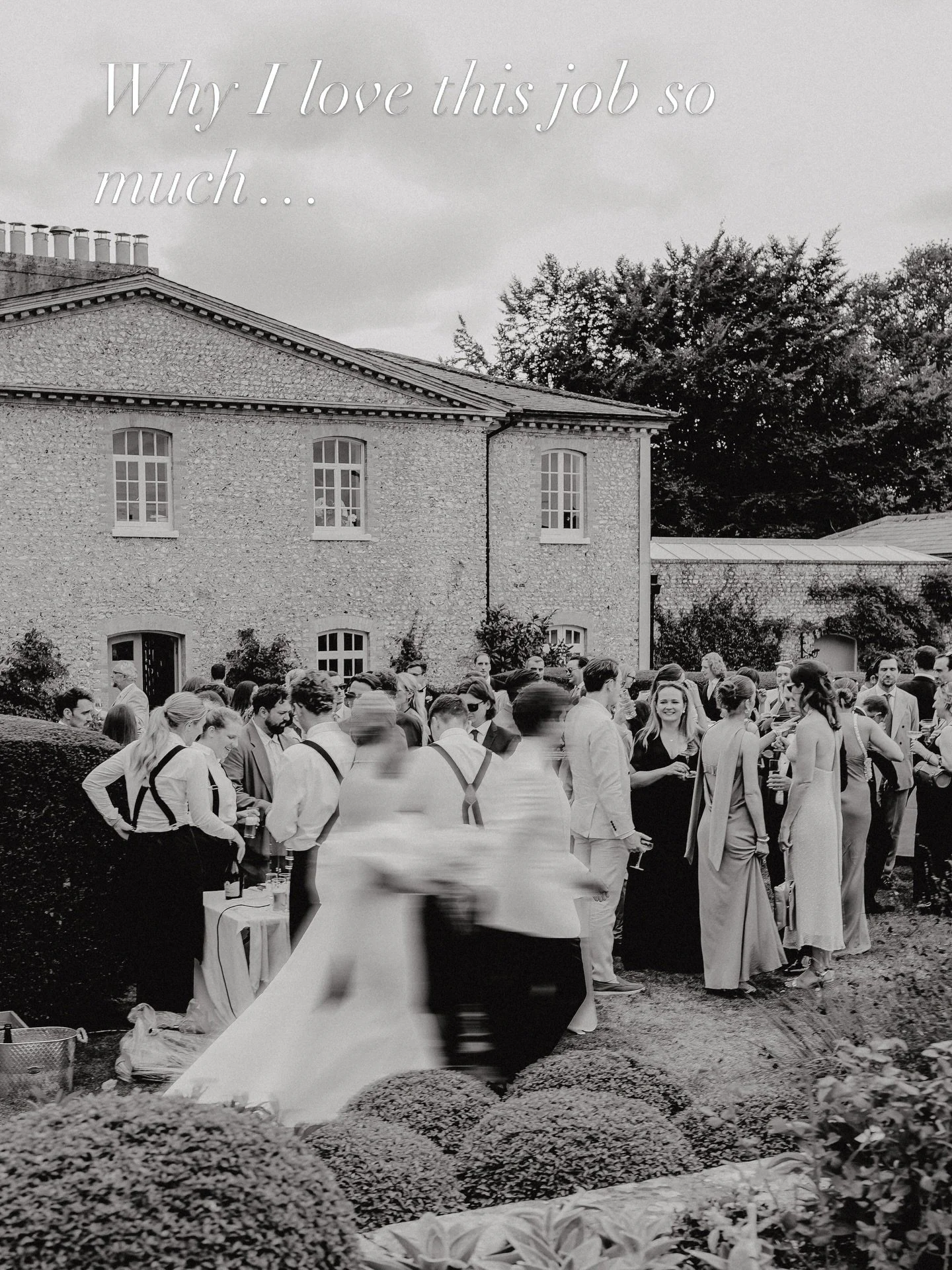 Because no two weddings are ever the same. 
Because your trust means everything. 
Because creating calm on someone&rsquo;s biggest day never gets old. 
Because celebrating love, between you, but also between friends and family is priceless. 
This wil