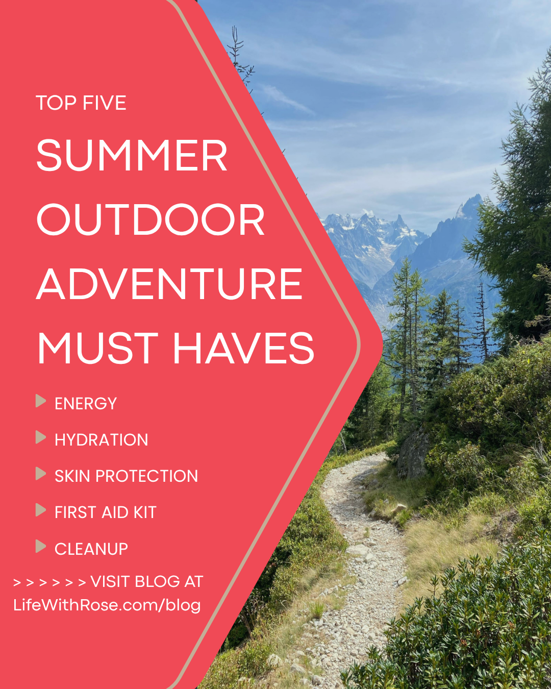 TOP FIVE SUMMER OUTDOOR ADVENTURE MUST HAVES