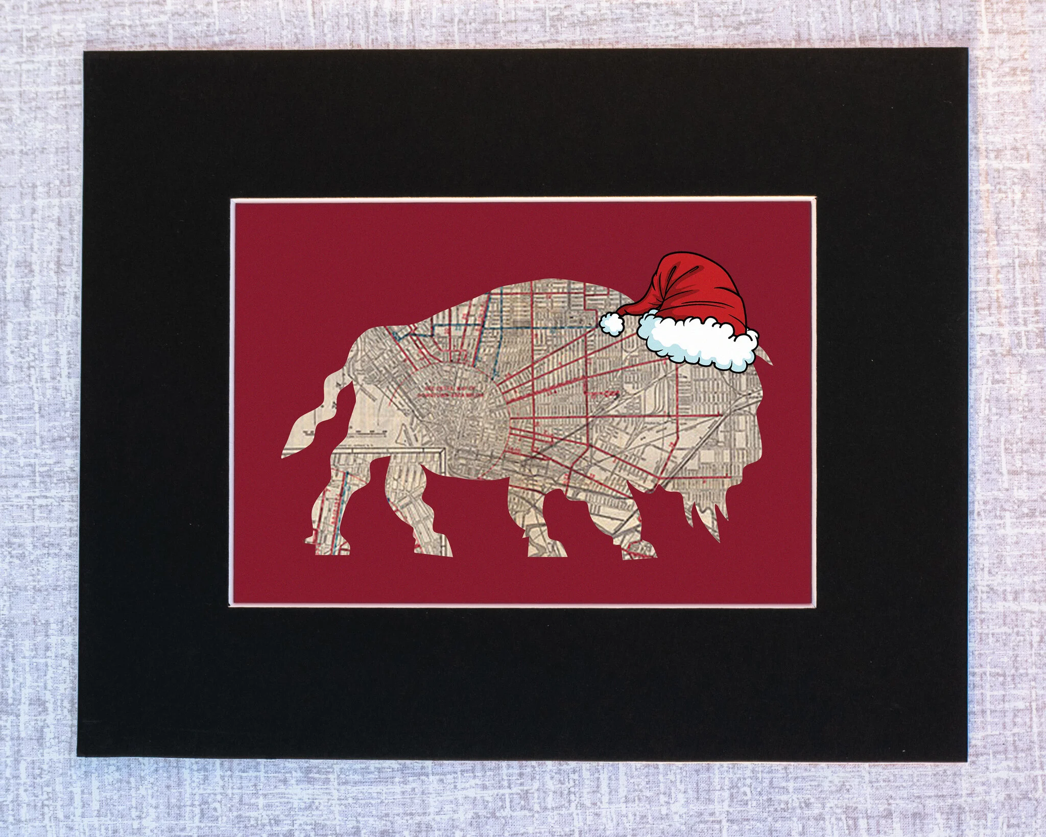 Santa Hat Buffalo
