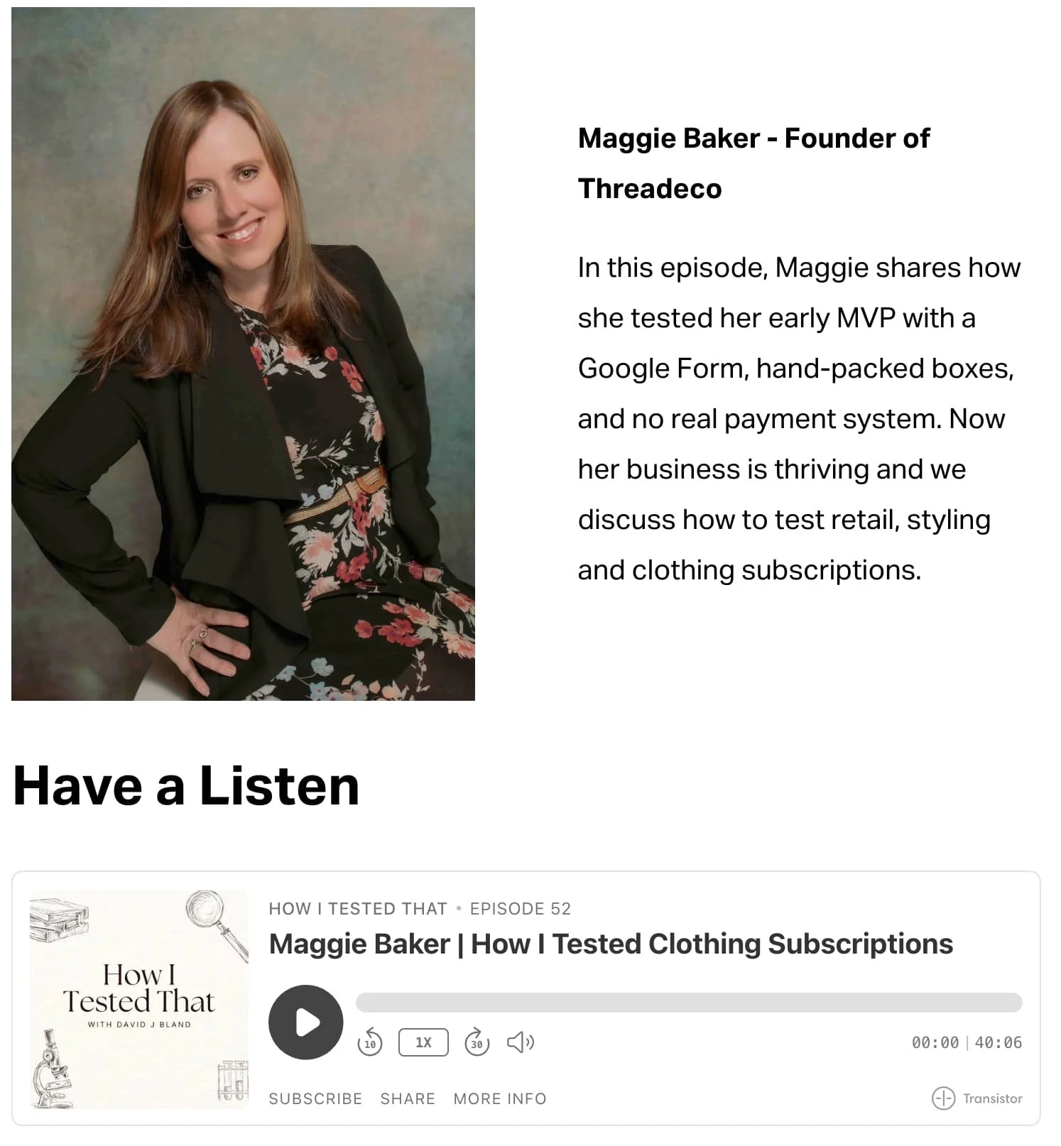 Maggie Baker | How I Tested Clothing Subscriptions