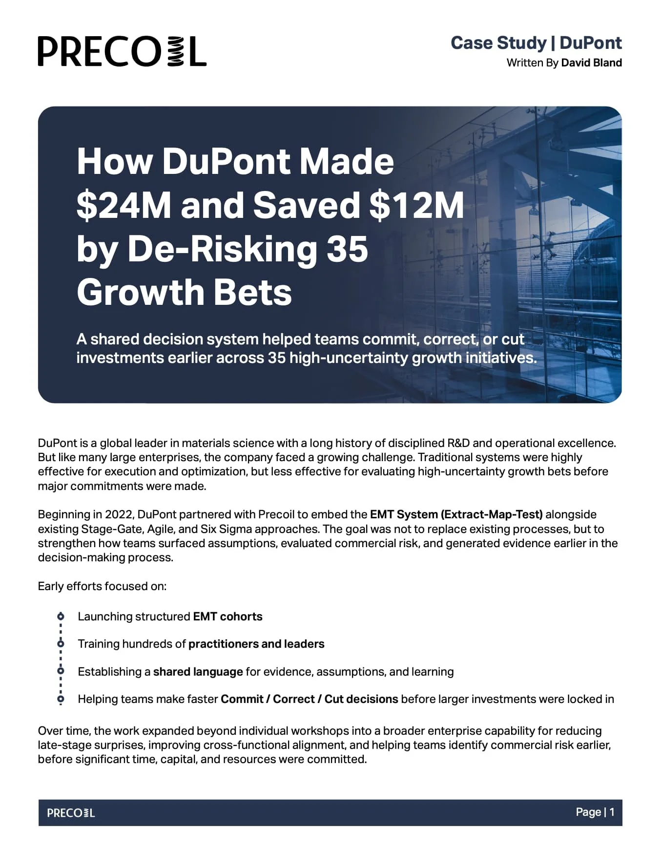 DuPont Precoil EMT Case Study