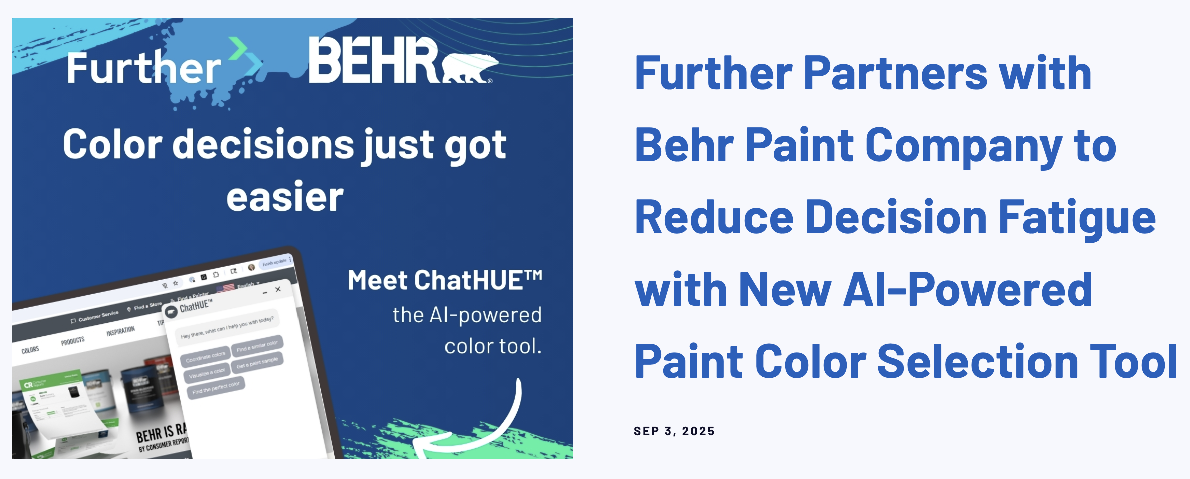 Behr & Further Partner for AI MVP