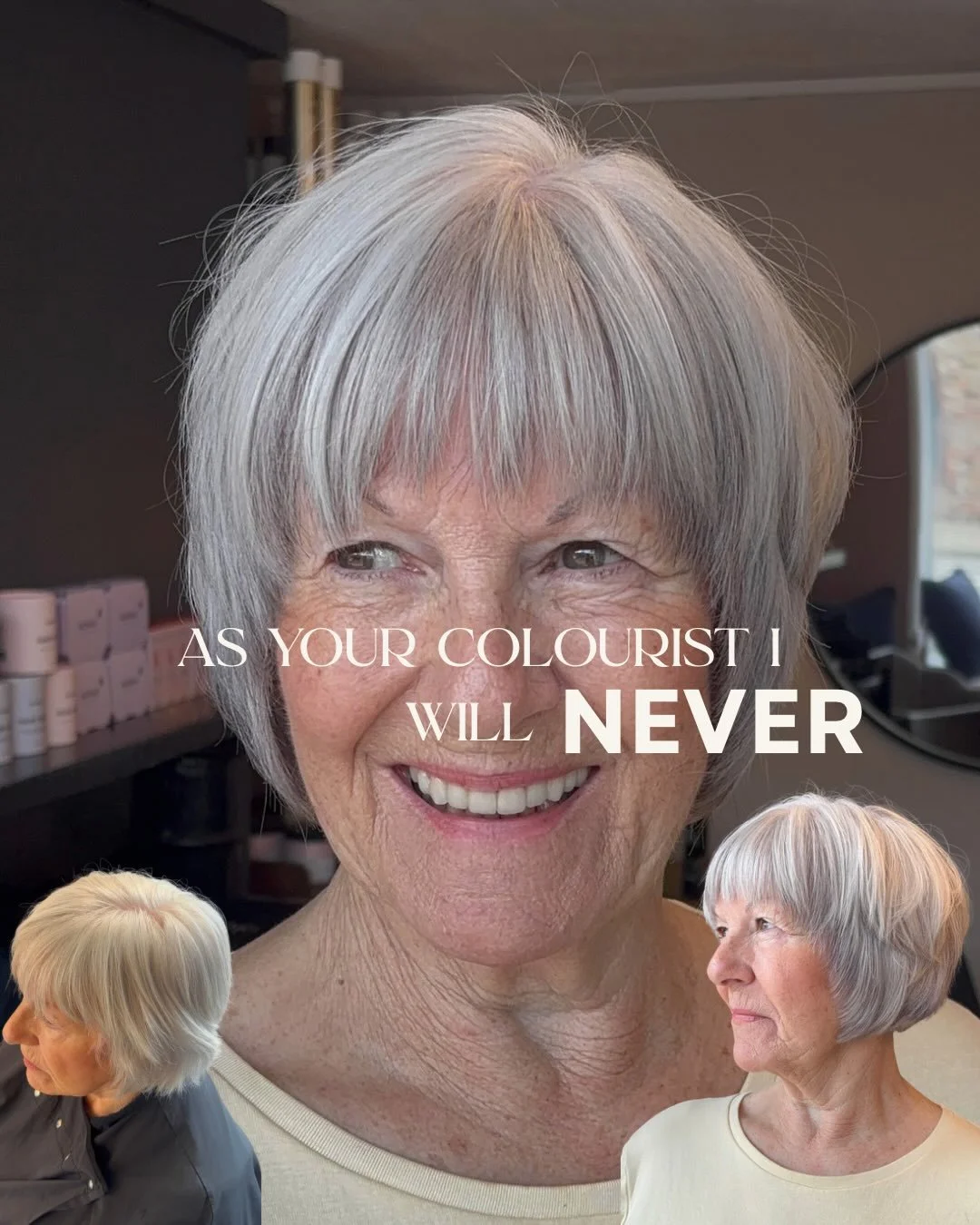 So many women sit in my chair and say the same thing&hellip;

&ldquo;Maybe I should just cover it.&rdquo;

But here&rsquo;s the truth your grey was never the problem.
As your colourist, my job isn&rsquo;t to take something away from you, it&rsquo;s t