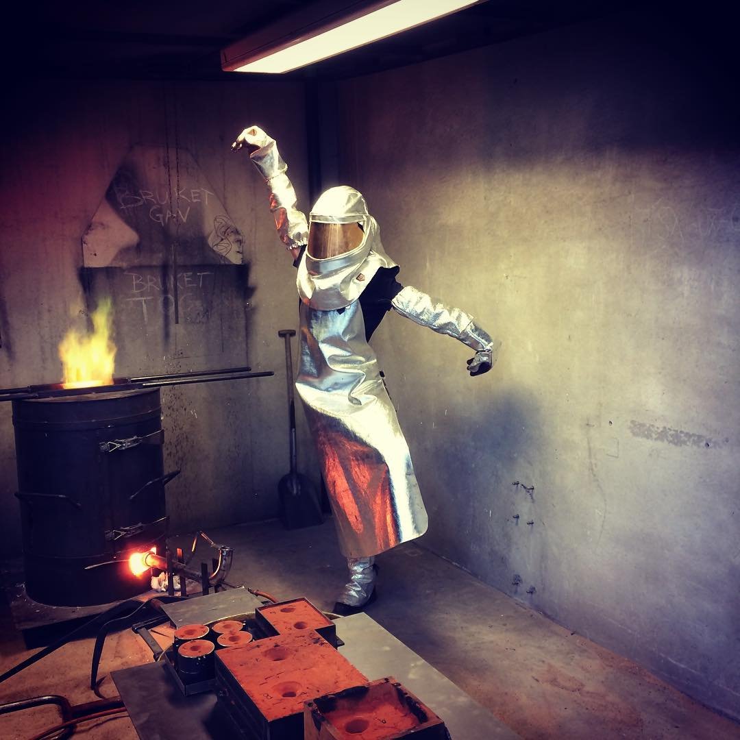 After HCA / DFS and establishing Work of Iron I felt it was time to expand my horizons once again and took to the road as a journeyman blacksmith 2015 🔥 #workofiron #selfempowerment #selfemployed #fuckthetoryscum #forgingsteel #artist #handmadecraft