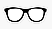 Glasses Sticker