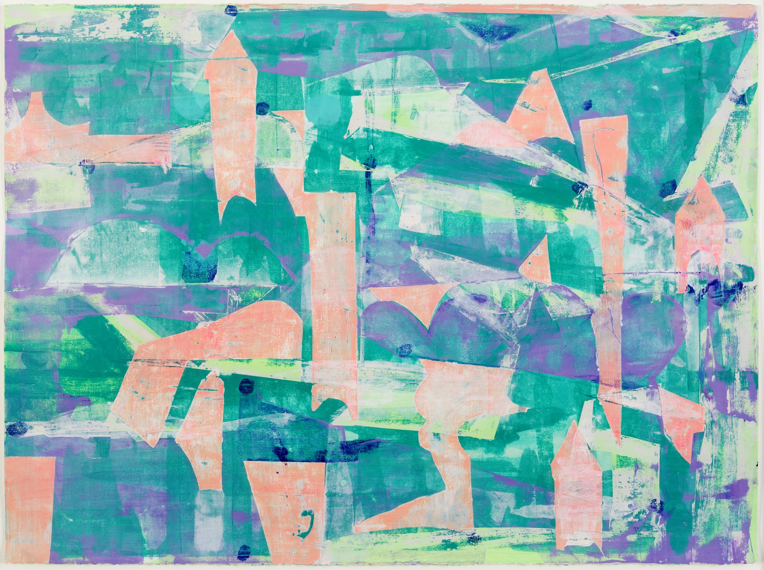 Reverie of St. Paul de Vence, 30"x 22", 2025